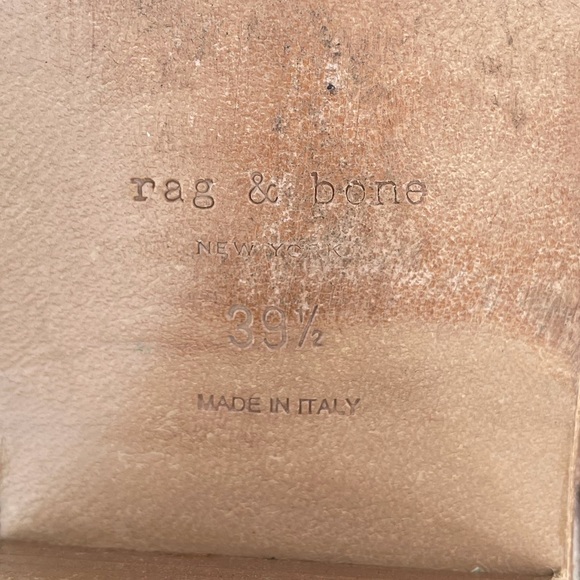 Rag & Bone suede leather low ankle booties 9.5 - Picture 15 of 15